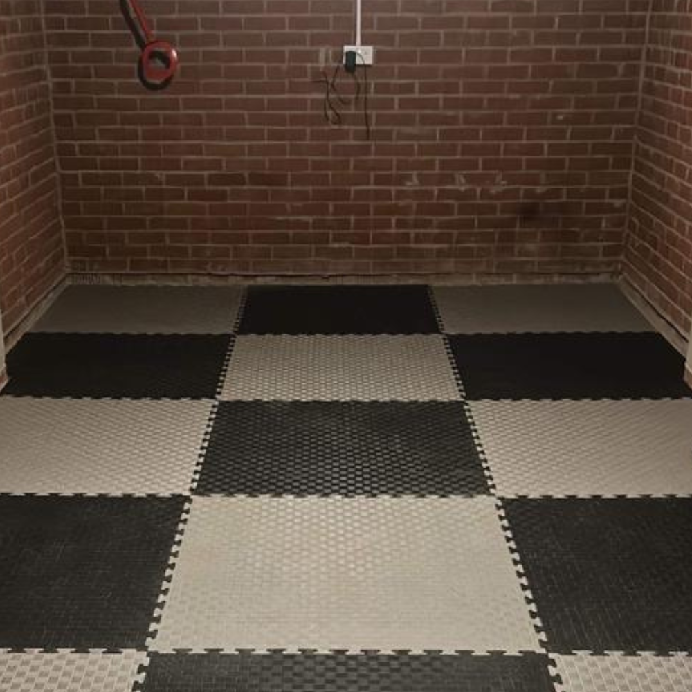 Grey & Black Flooring Mat - Liverpool Gym Flooring