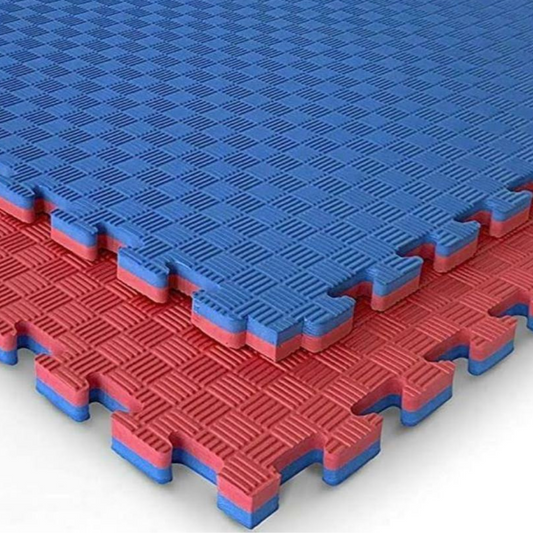 Red & Blue Foam Flooring Mat - Liverpool Gym Flooring