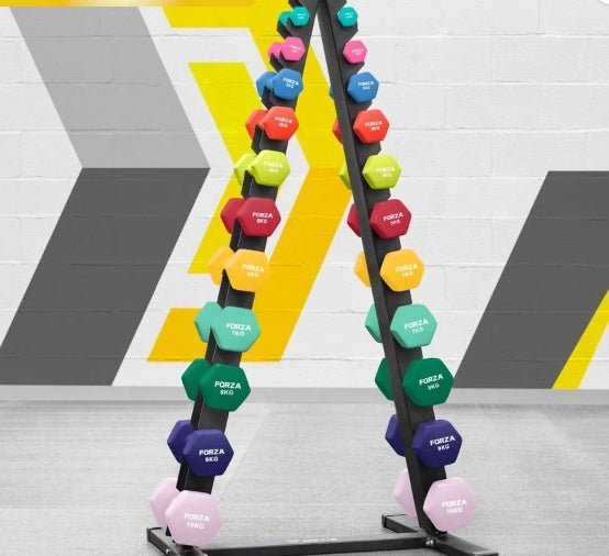 FORZA Neoprane Hex Dumbells ( 0.5kg - 16kg )