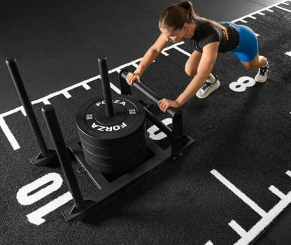 FORZA numbered sprint/sled track ( 4 x sizes )