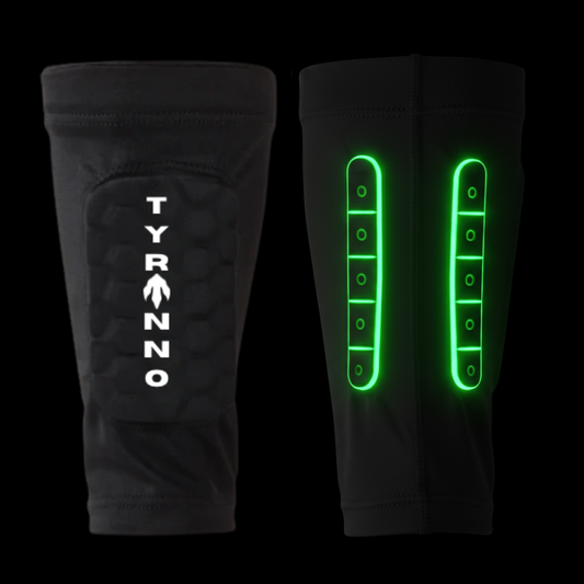Shin sleeves with REAR PROTECTION